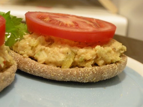 vegan tuna melt