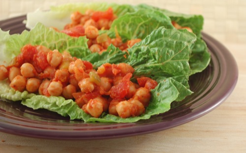Picture of Salsa Chickpea Lettuce Wraps