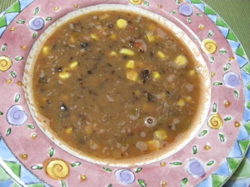 photo of Black Bean & Salsa Soup