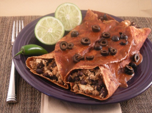 Picture of Smokey Black Bean Enchiladas