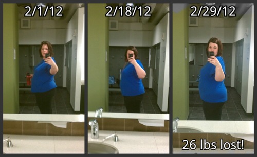 collage of 3 images showing same woman wearing same clothes at 3 different stages in her weight lose