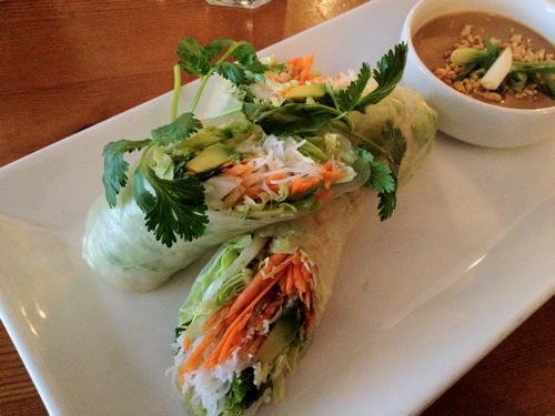 vegan spring rolls