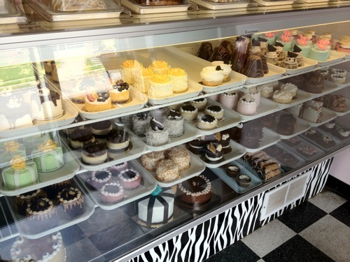Vegan Treats deli case full with desserts