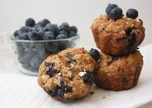 Picture of Blueberry Oatmeal Muffins